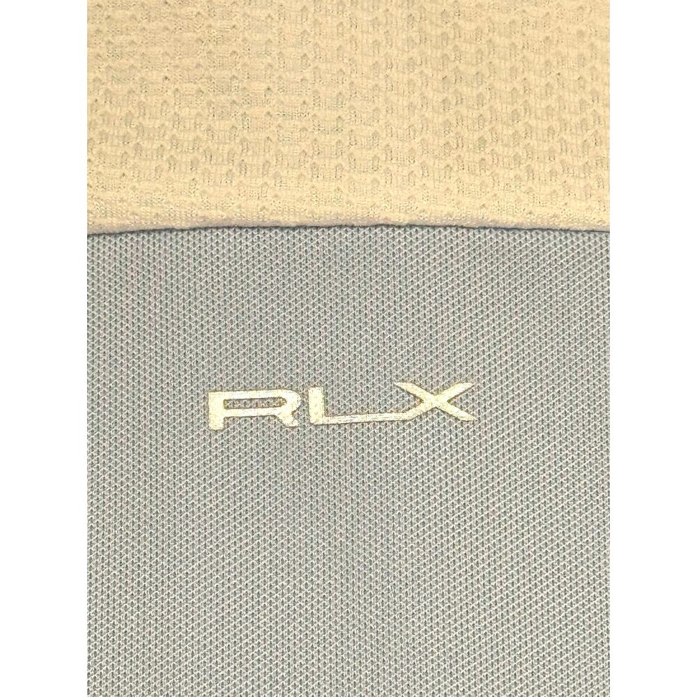 NWT Ralph Lauren RLX Golf Air Tech Pique-sl Mesh Mix Polo Baby Blue White Size L - Picture 9 of 12